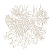 Winter Bough Hot Foil Plate from the Snow Garden Collection by Susan Tierney-Cockburn