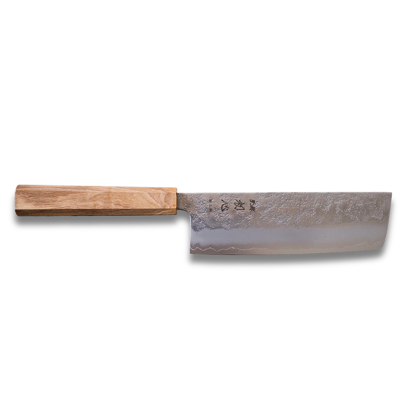 Ginrei Silver 3 Nashiji Nakiri Knife (Gingami No.3) 3-Layer – 170 mm