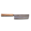 ginrei silver 3-layer nashiji nakiri knife 170mm olive wood handle