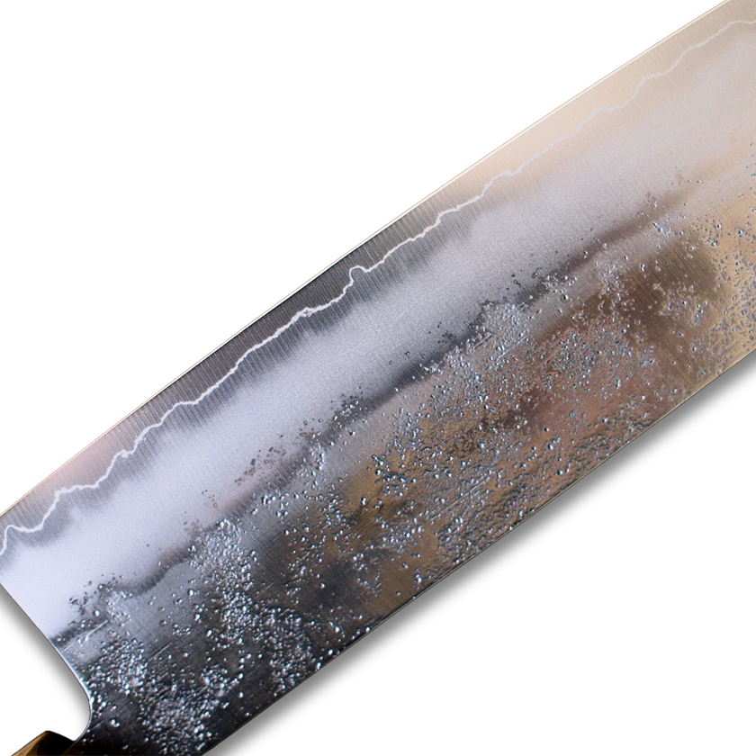 Ginrei Silver 3 Nashiji Nakiri Knife (Gingami No.3) 3-Layer – 170 mm