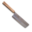 ginrei silver 3-layer nashiji nakiri knife 170mm olive wood handle