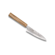 Ginrie Silver 3 Nashiji Petty Knife 130mm - Olive Wood Handle