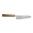 Ginrie Silver 3 3-Layer Nashiji Santoku 170mm with Olive Wood Handle
