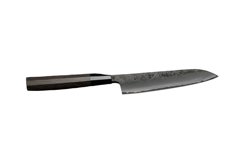 Ginrie Silver 3 Nashiji Santoku Knife 170mm with Wenge Handle