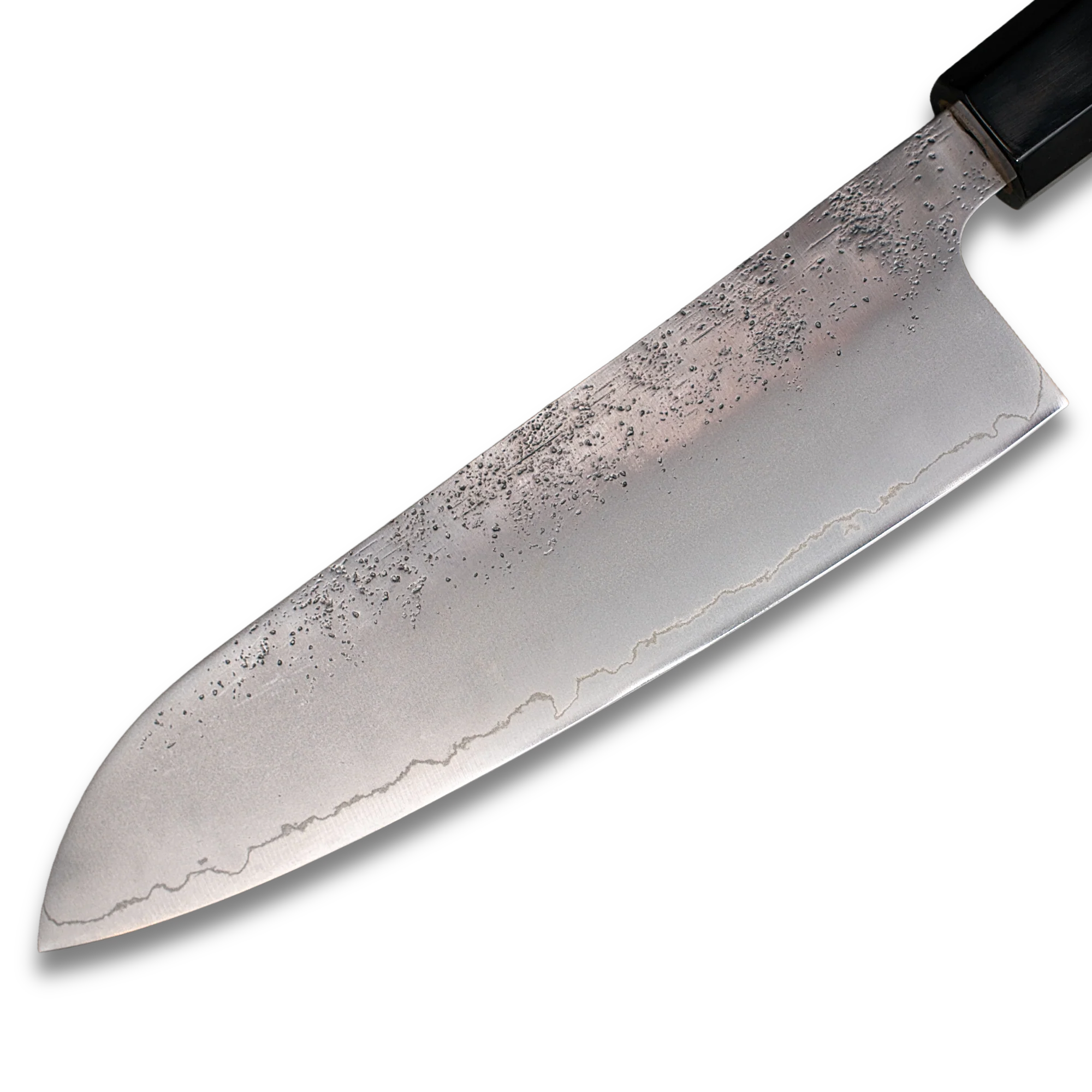 Ginrie Silver 3 Nashiji Santoku Knife 170mm with Wenge Handle