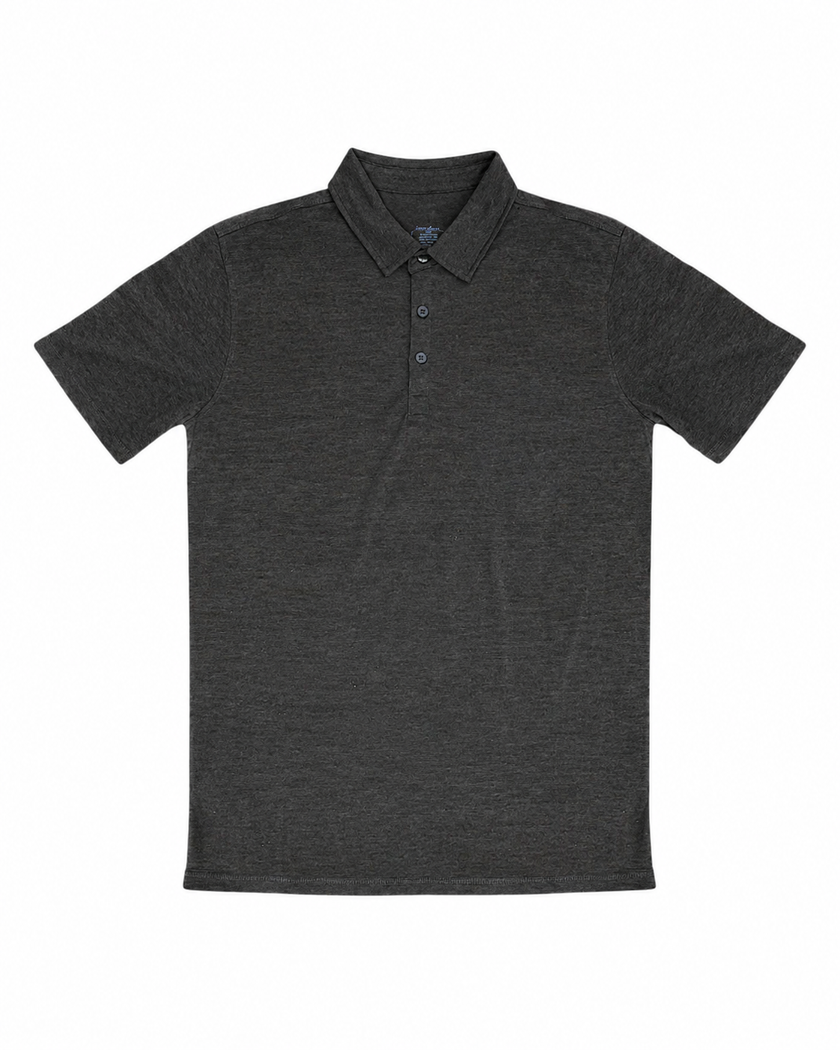 Men's Merino Wool Golf Polo — Lightweight