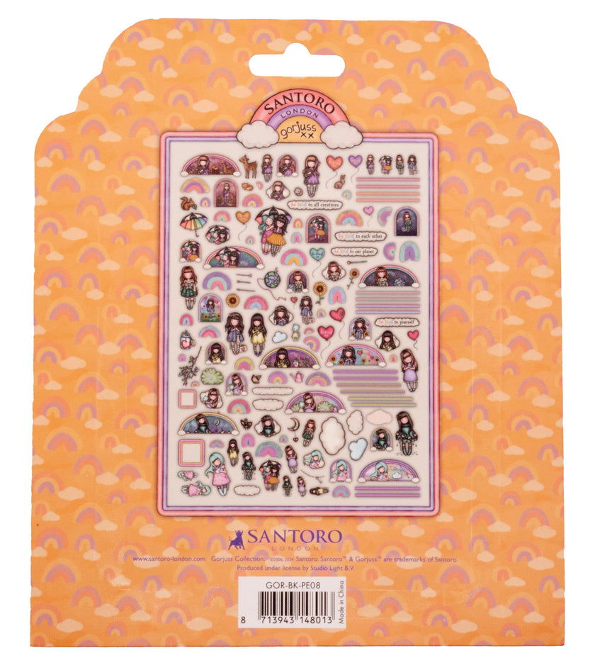 SAN Paper Elements Gorjuss - Be Kind Cut Out Embellishments 166x198x14mm 148 PC nr.08