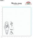 SAN Rubber Stamp Gorjuss - Be Kind Hope 105x148x15mm 4 PC nr.578