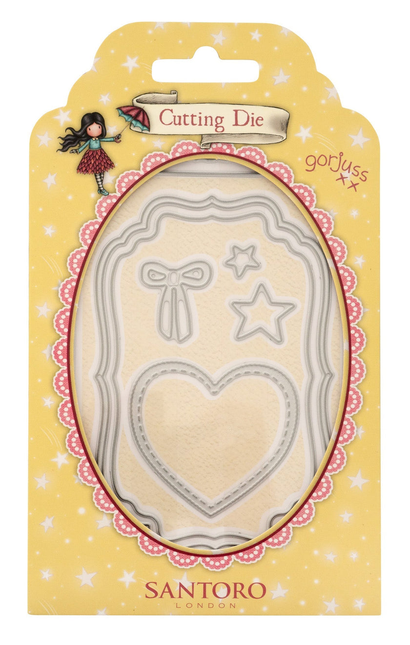 SAN Cutting Dies Frames & Labels Gorjuss Essentials 85x125x2mm 8 PC nr.698