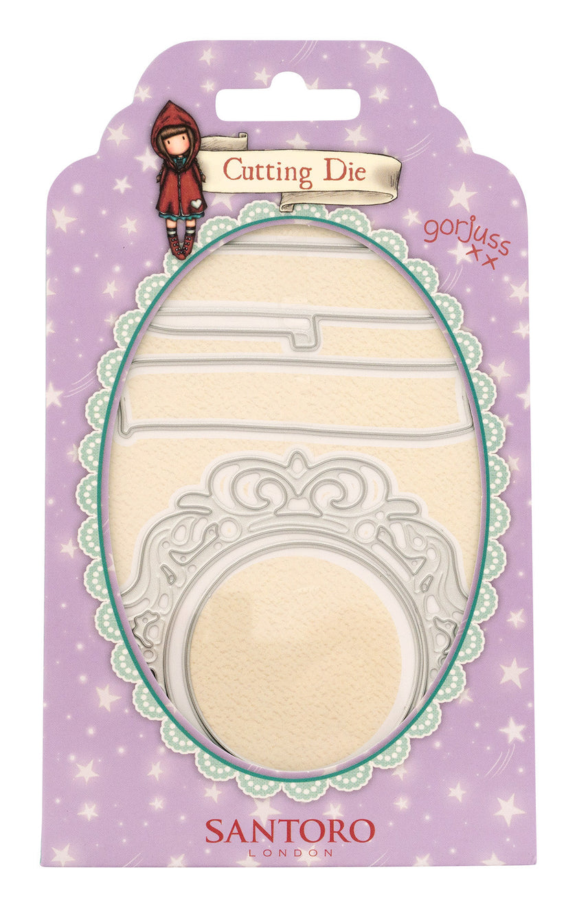 SAN Cutting Dies Scroll & Embellished Frame Gorjuss Essentials 82x129x2mm 4 PC nr.699