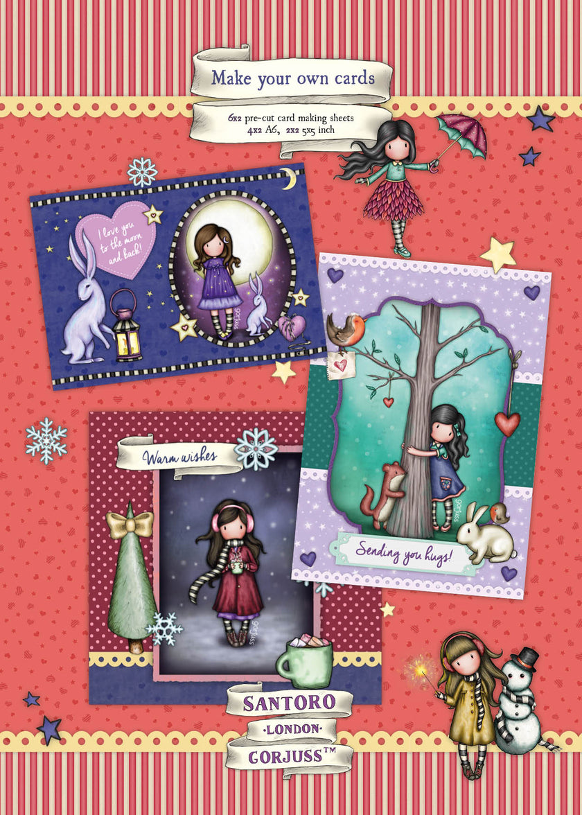 SAN Die-Cut Block Card Making Pad Gorjuss Essentials 210x294x3mm 12 SH nr.63
