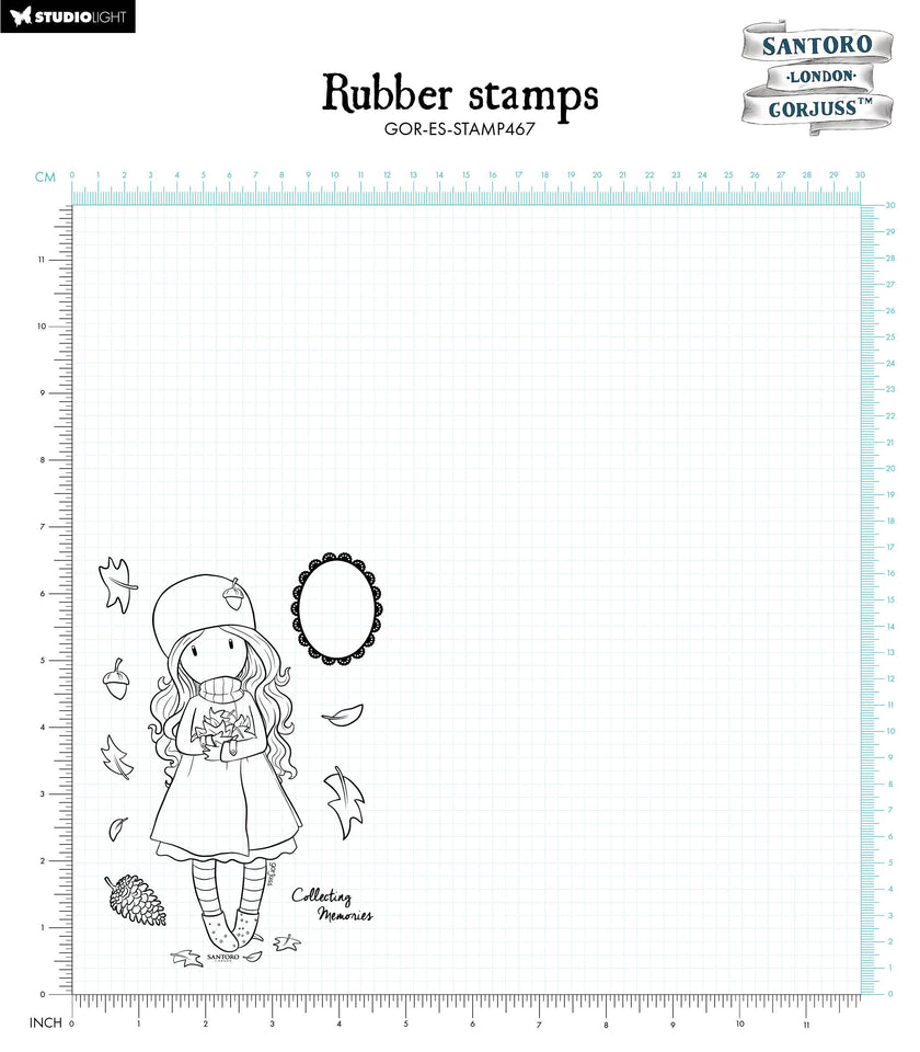 GOR Cling Stamp Collecting Memories Essentials 120x170x5mm 10 PC nr.467