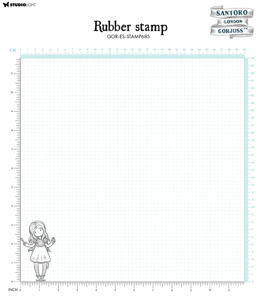 SAN Cling Stamp Living In A Bubble Gorjuss Essentials 1 PC