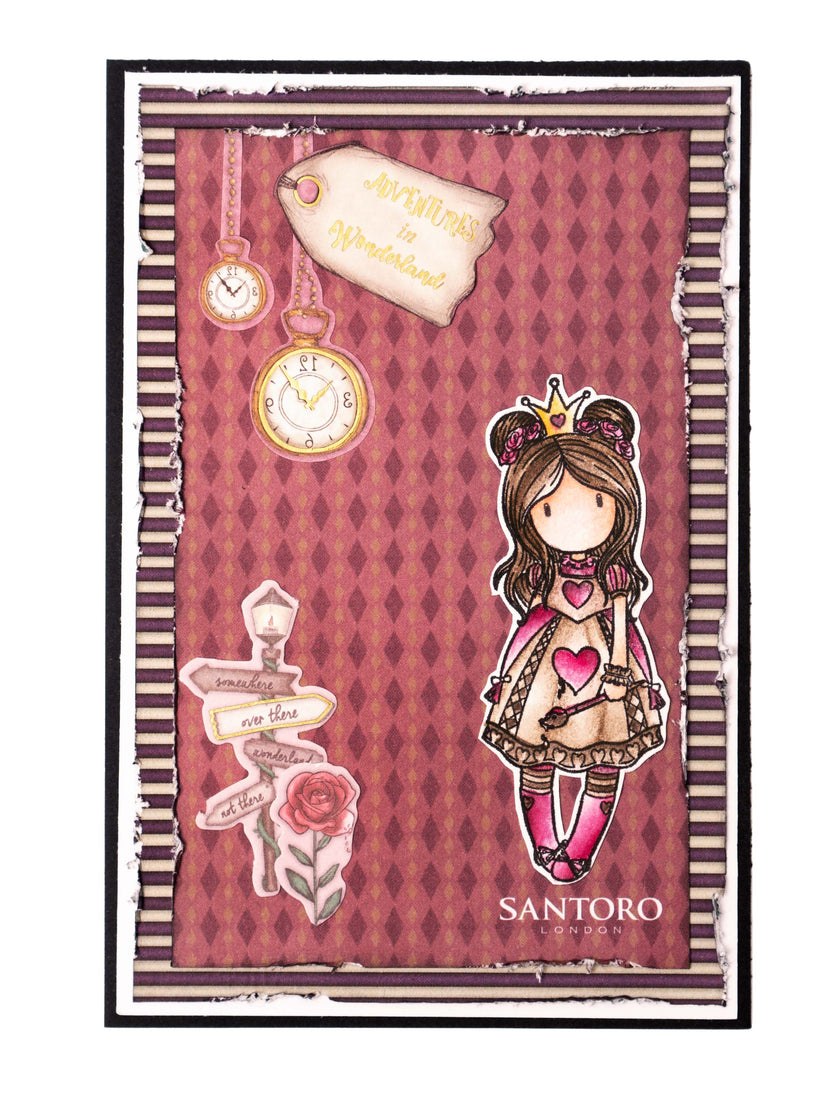 GOR Paper Set 5x2 Double-Sided Designs Wonderland 203x203x3mm 10 SH nr.22