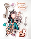 GOR Cling Stamp Curiosity Wonderland 170x120x5mm 7 PC nr.379