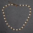 Short Heart Necklace In Gold Plate