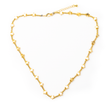 Short Star Necklace In Gold Plate