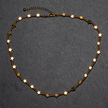 Short Star Necklace In Gold Plate