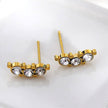 GRACE : Boucles d'oreilles Trio en Zirconium