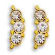 GRACE : Boucles d'oreilles Trio en Zirconium