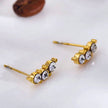GRACE : Boucles d'oreilles Trio en Zirconium