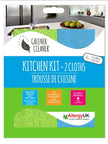 GREENER CLEANER - Kit de nettoyage de cuisine 2/ST