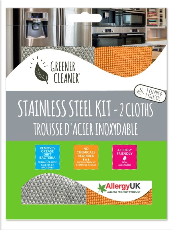 GREENER CLEANER - Stainless Cleaning Kit 2/ST