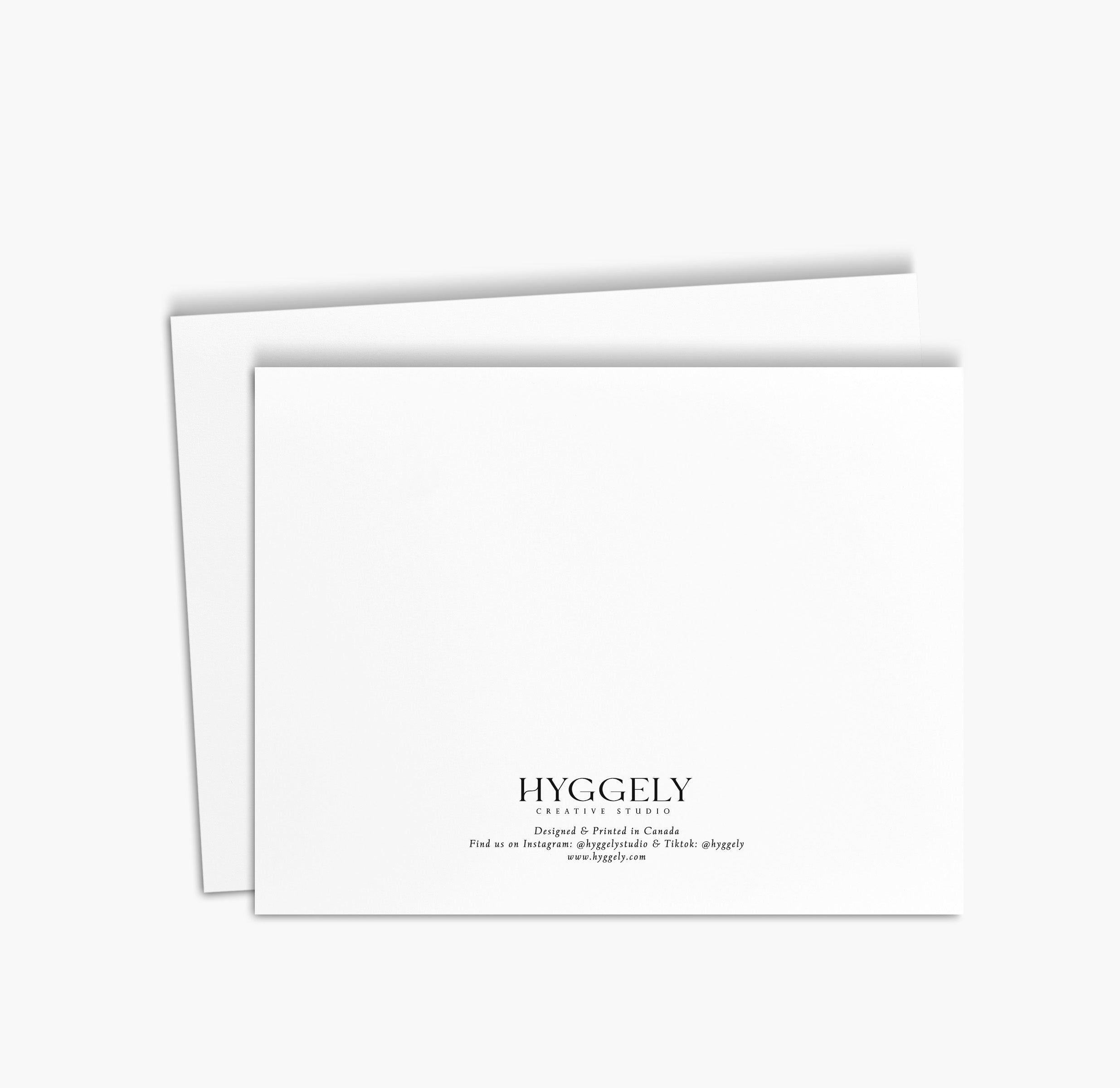 Thank you Greeting Card | Simple Thanks Script Greeting Card