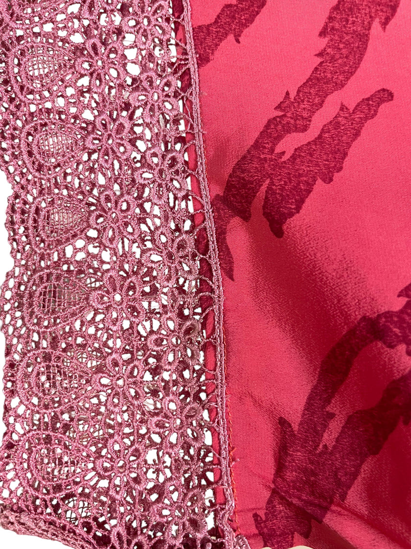 PRC6155 Avatar Pure Silk Boxy Top