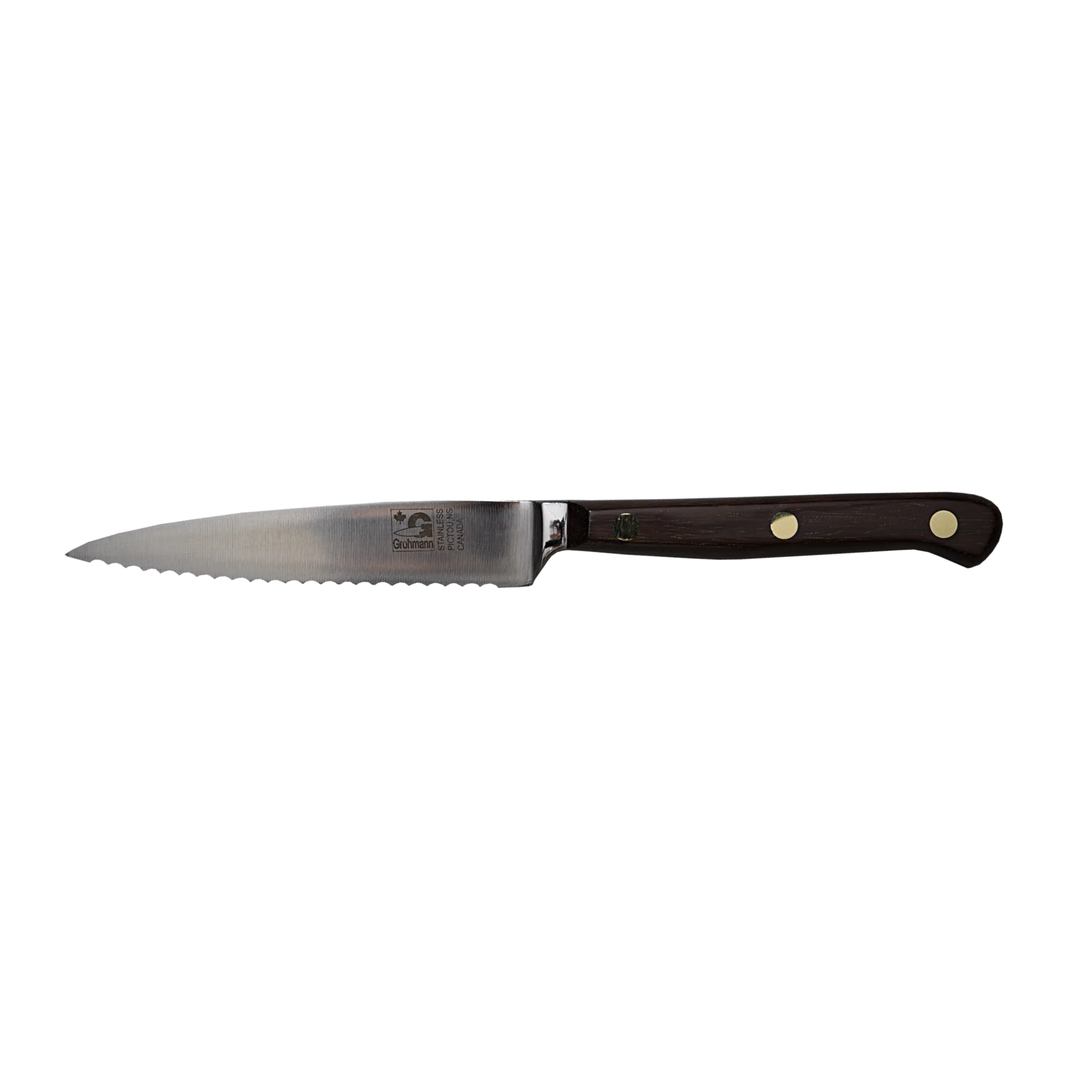 Grohmann Forged 4-Inch Tomato Knife with Rosewood Handle