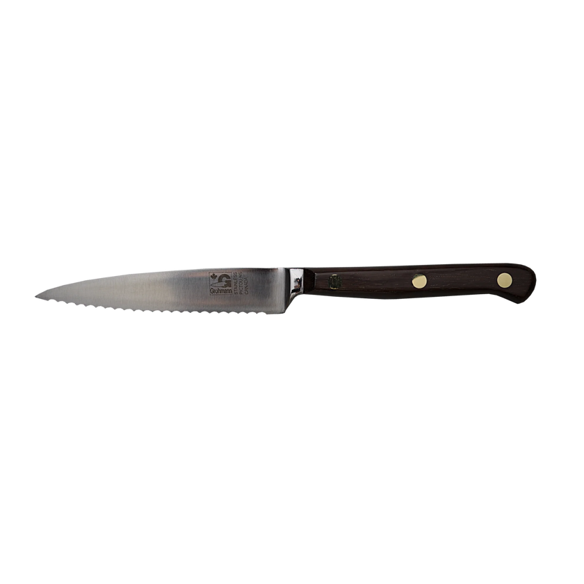 Grohmann Forged 4-Inch Tomato Knife with Rosewood Handle
