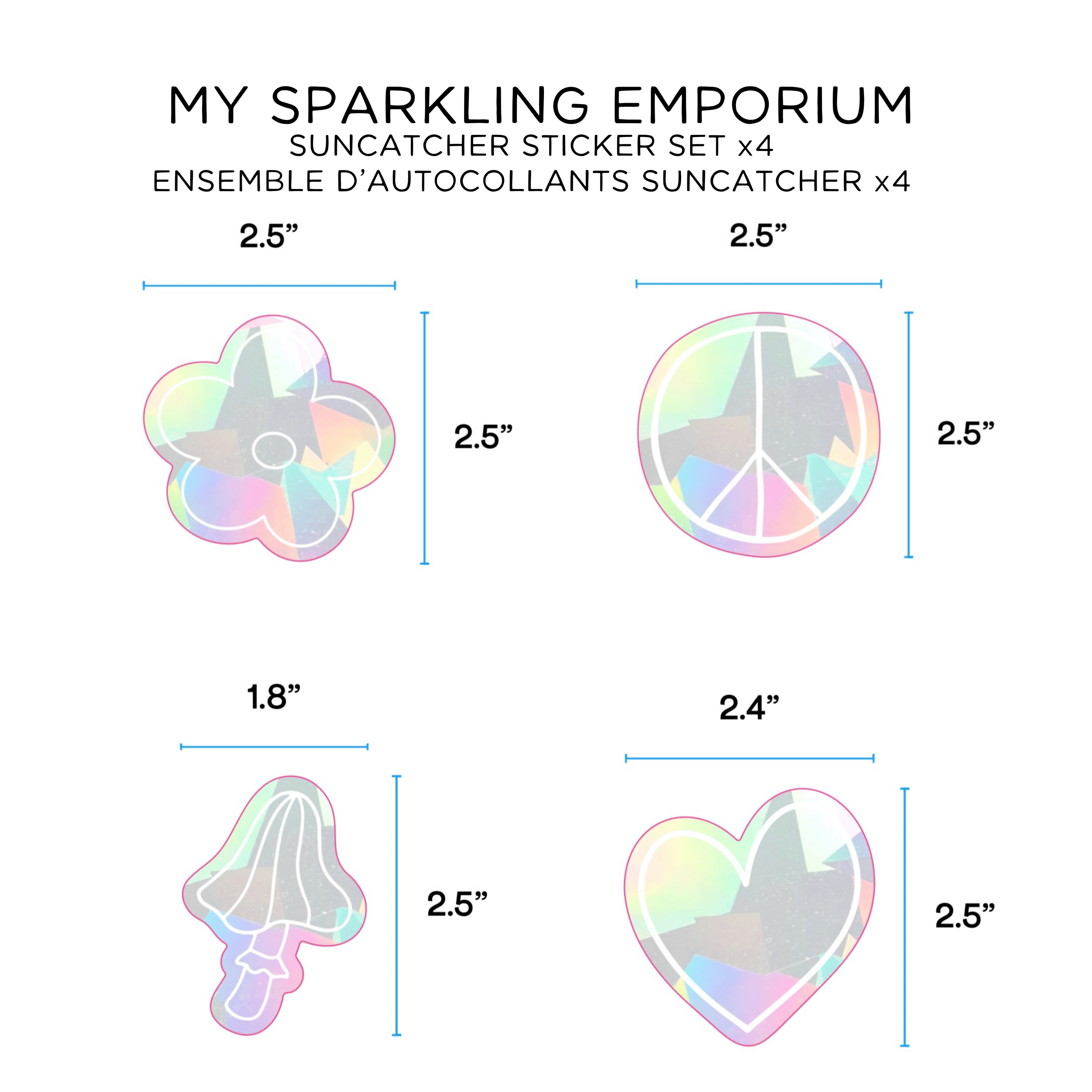 Sticker Set: Groovy Mix