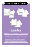 Corin Top by Grainline Studio - Sizes 0 - 18 B Cup