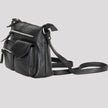 Greenwood Leather Multi-Pocket Crossbody Bag. Premium Pebbled Leather Handbag