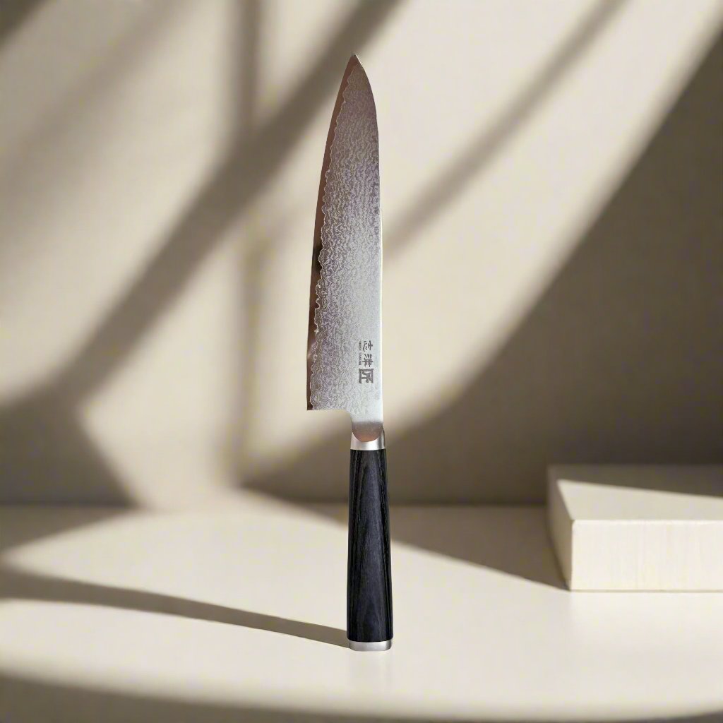 Miyako SUS 210mm Gyuto Knife - 33 Layer Damascus Steel Blade – Made in Japan
