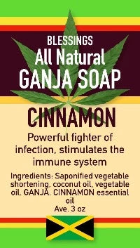ALL NATURAL HEMP CINNAMON FACE & BODY BAR