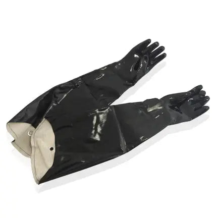 Gants avec manchettes allongées