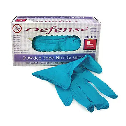 Gants en nitrile, sans poudre