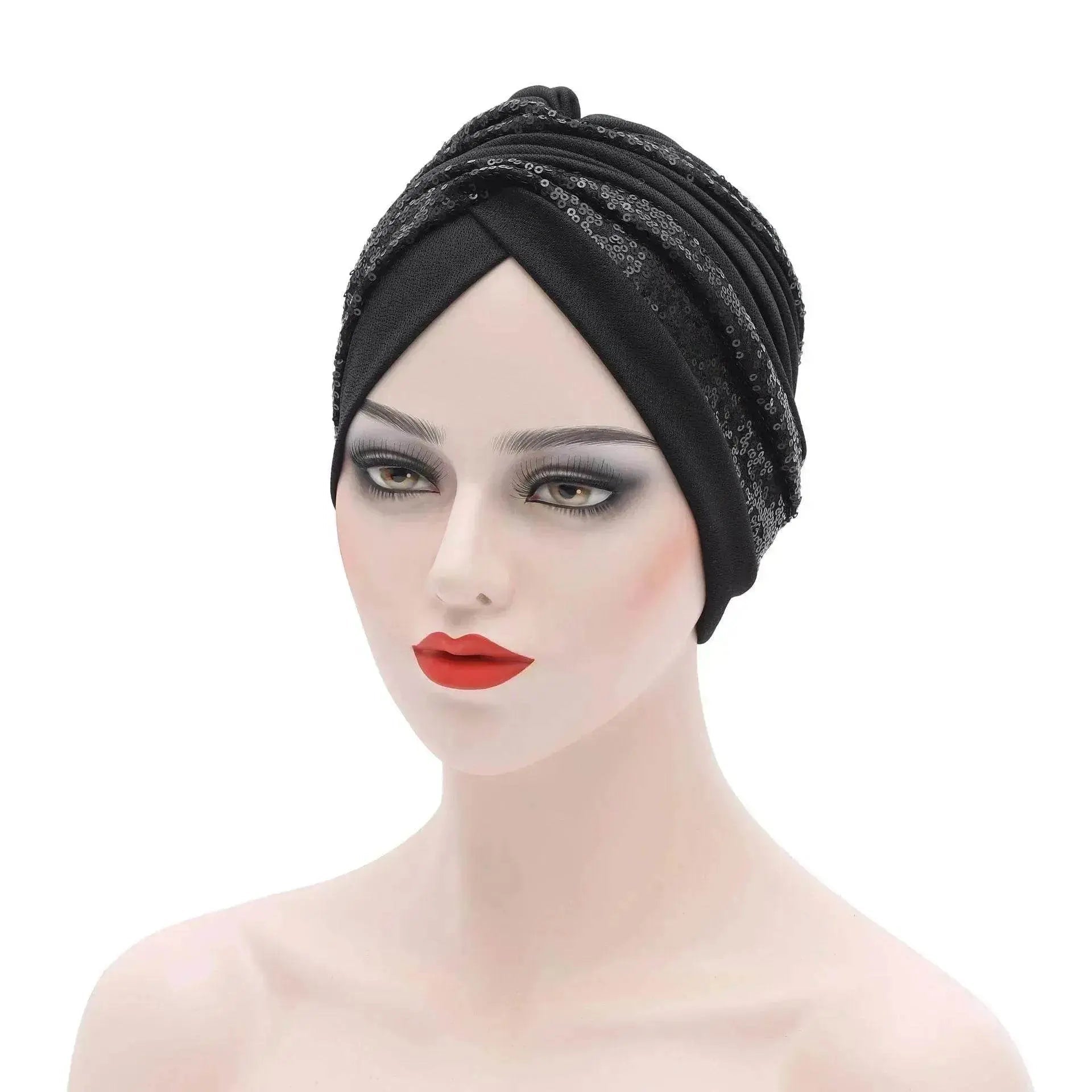 Garbled Cloth Sequined African Baotou Arab  Hat