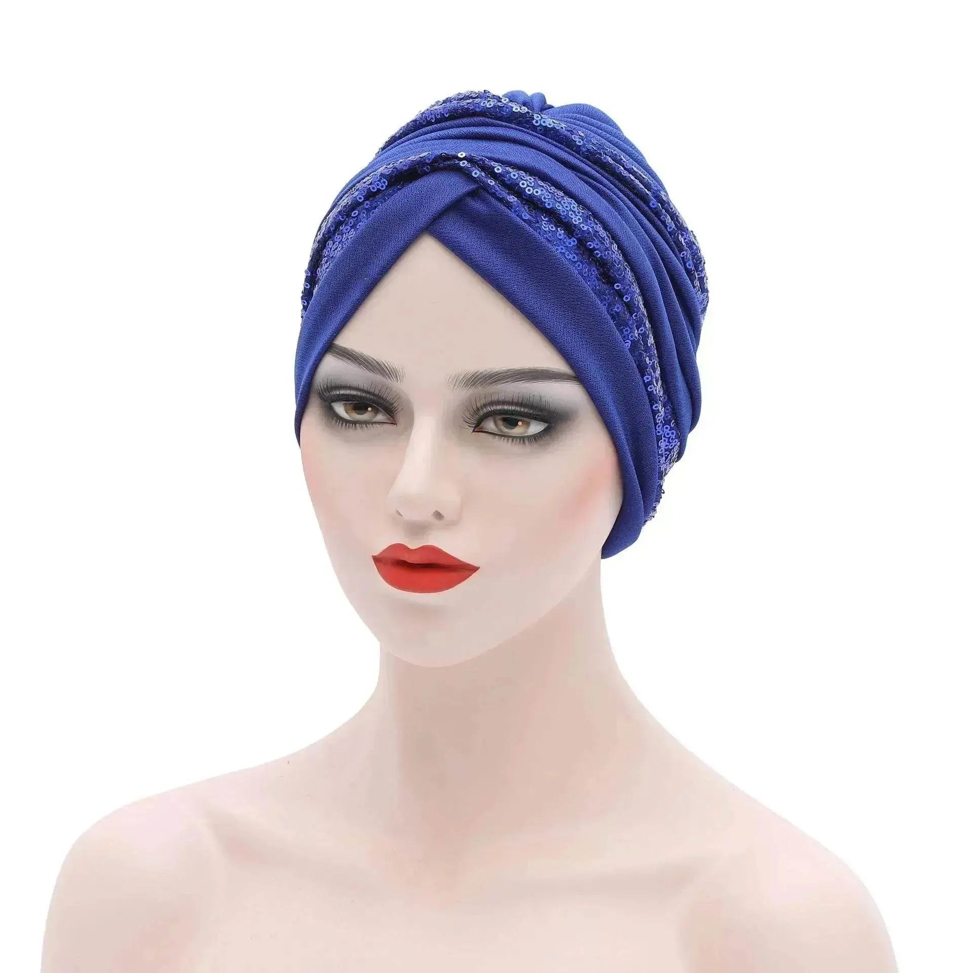 Garbled Cloth Sequined African Baotou Arab  Hat