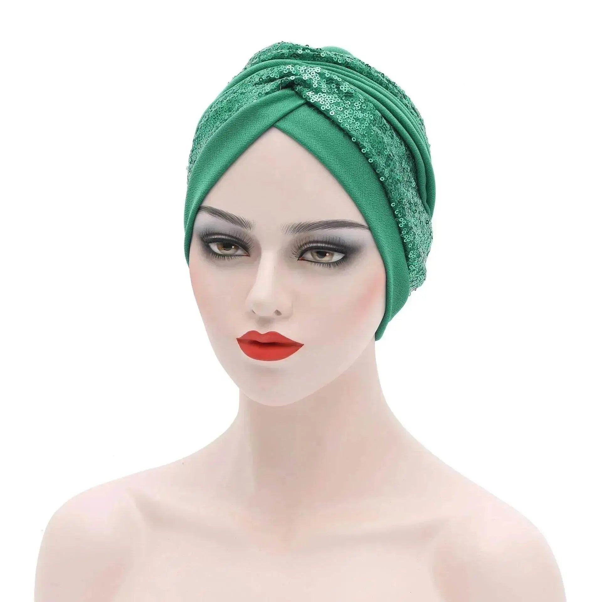 Garbled Cloth Sequined African Baotou Arab  Hat