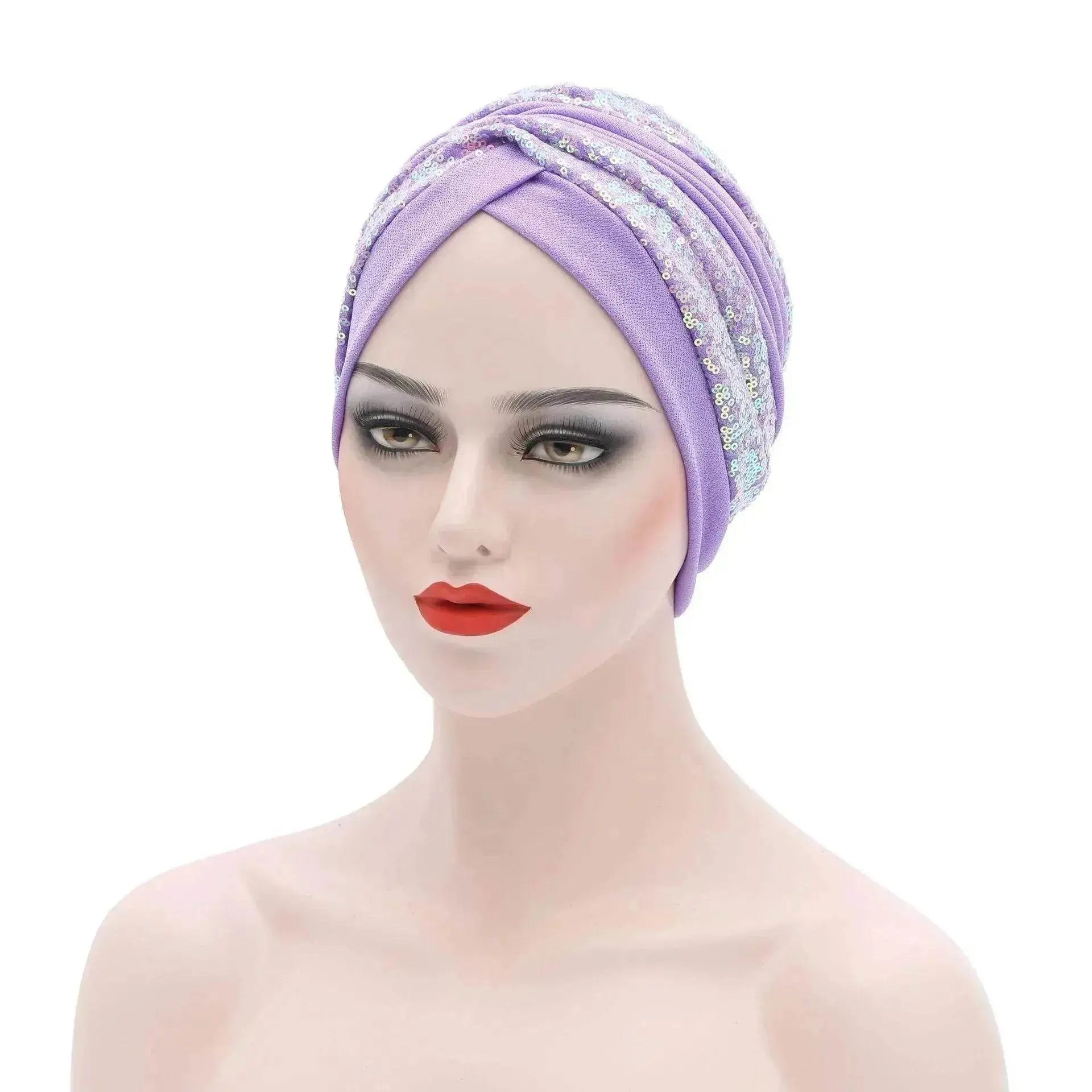 Garbled Cloth Sequined African Baotou Arab  Hat