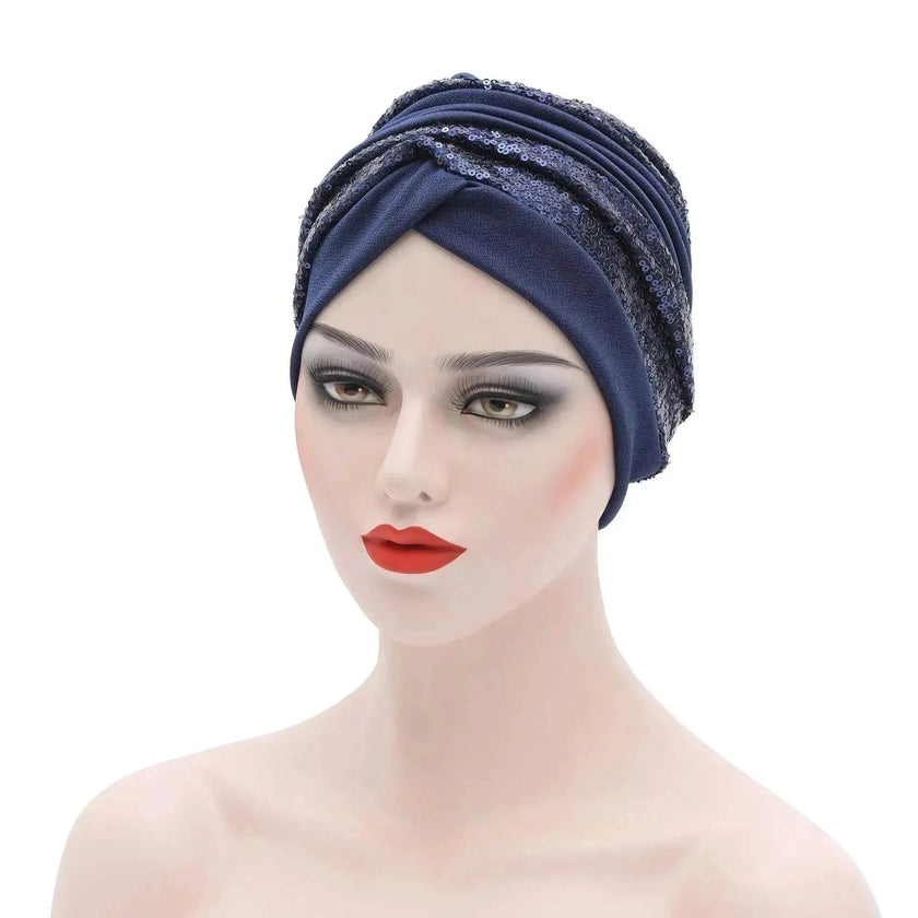 Garbled Cloth Sequined African Baotou Arab  Hat