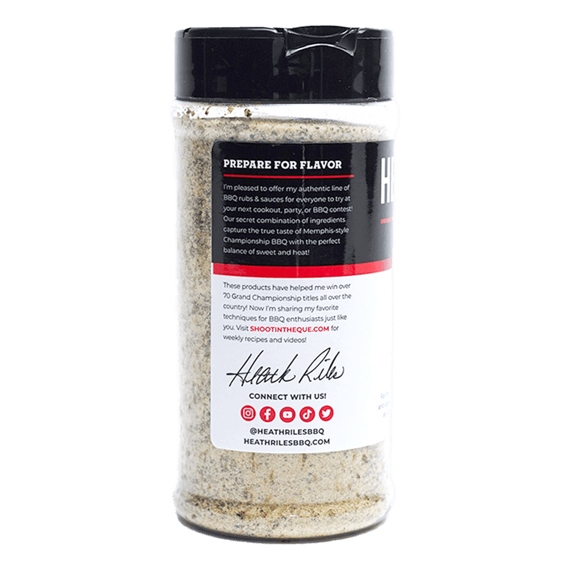 Heath Riles BBQ Authentic Garlic Jalapeño Rub