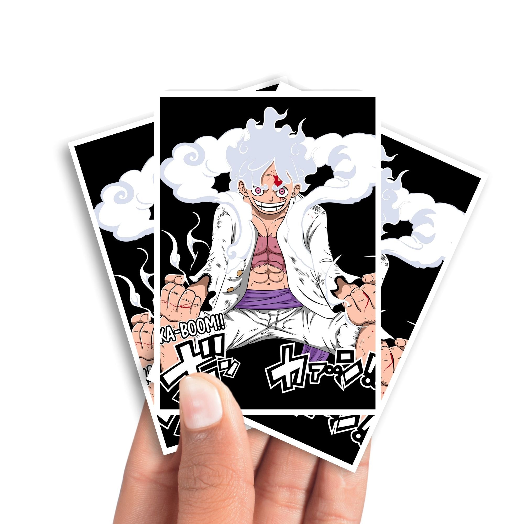 Manches de cartes Luffy Gear 5