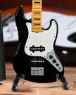 Geddy Lee Fender™ Jazz Bass™ with Black Inlays Miniature Bass Guitar Replica - Officially Licensed