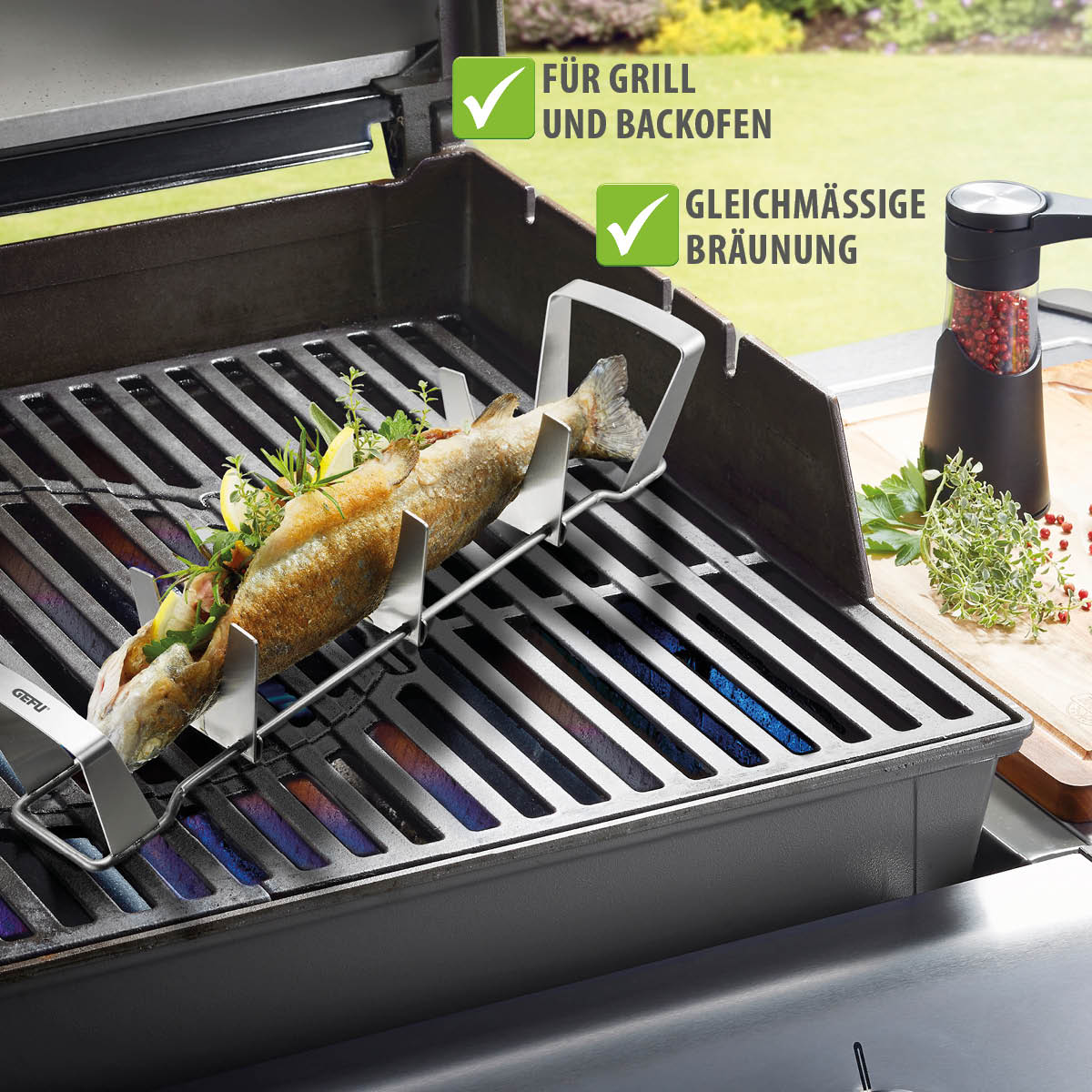Gefu - Fish Rack Bbq