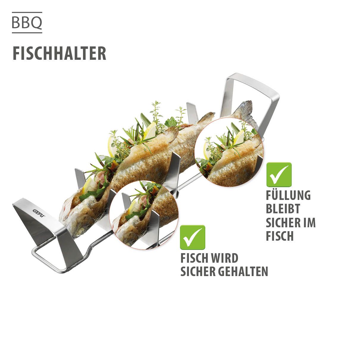 Gefu - Fish Rack Bbq