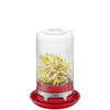 Gefu - Sprouting Jar Bivita Raspberry Red