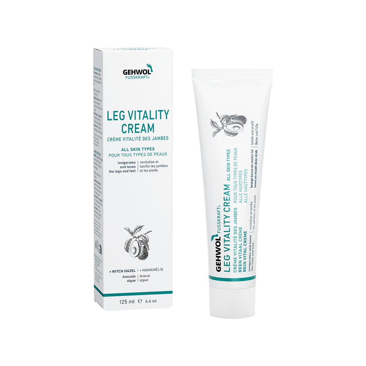 Gehwol - Fusskraft Crème Vitalité pour les Jambes 125 ml